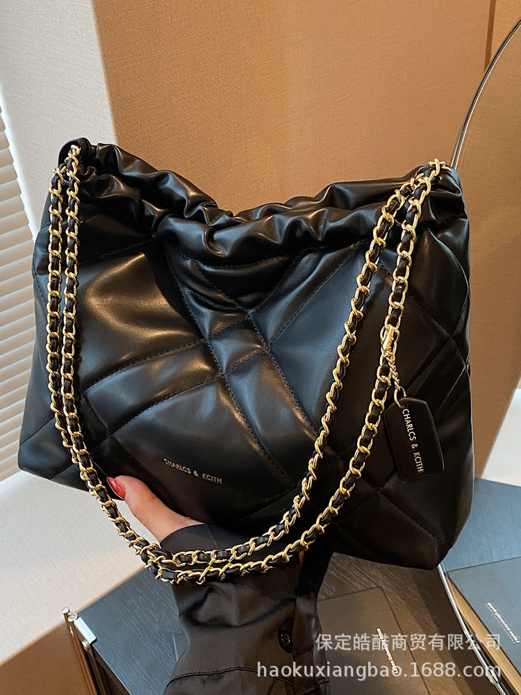 Women shoulder bucket bag