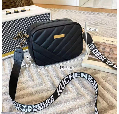 Women 1PC Multicolor leather crossbody bag