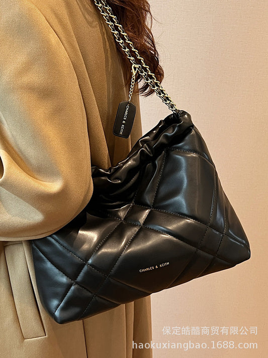 Women shoulder bucket bag