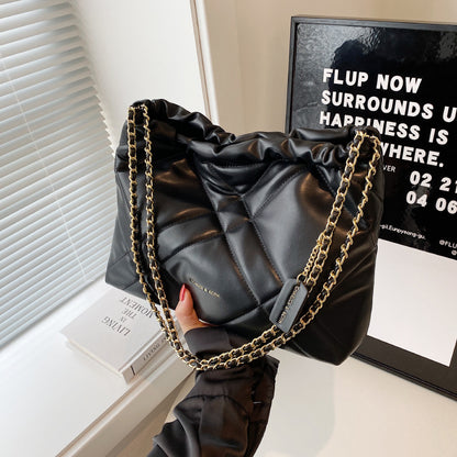 Women shoulder bucket bag